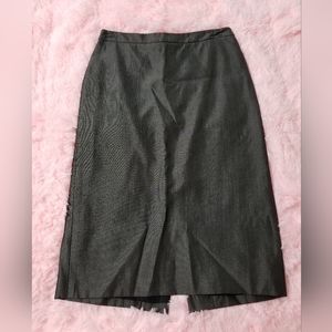 BCBG Max Azria Charcoal Gray Pencil Skirt